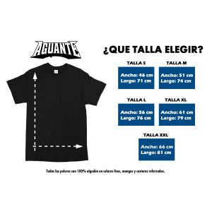 TALLAS HASTA LA XXL