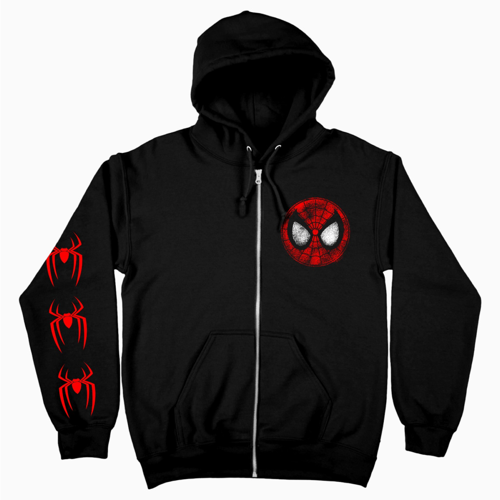 Poleron hoddie / cierre Spiderman